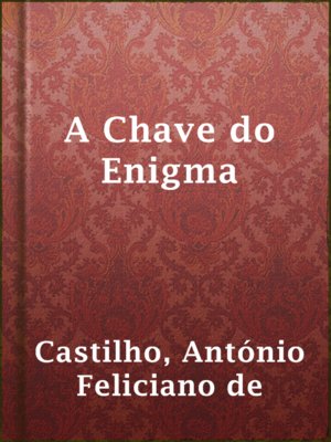 cover image of A Chave do Enigma